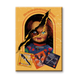 Chucky: Hide a flat magnet