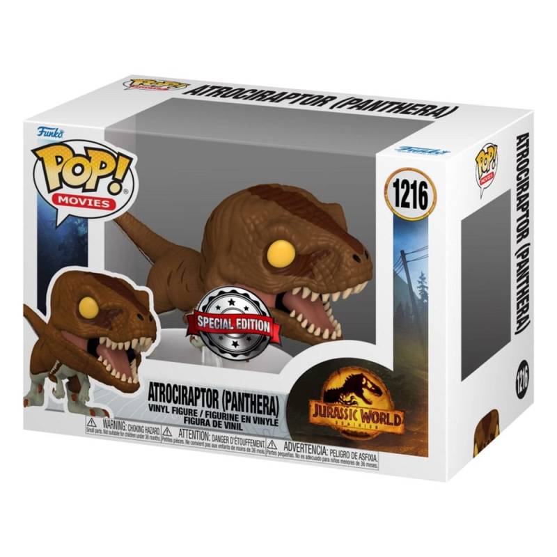 Jurassic Park POP! Films Atrociraptor (Panthera) Exclusive Vinyl Figure 9 cm