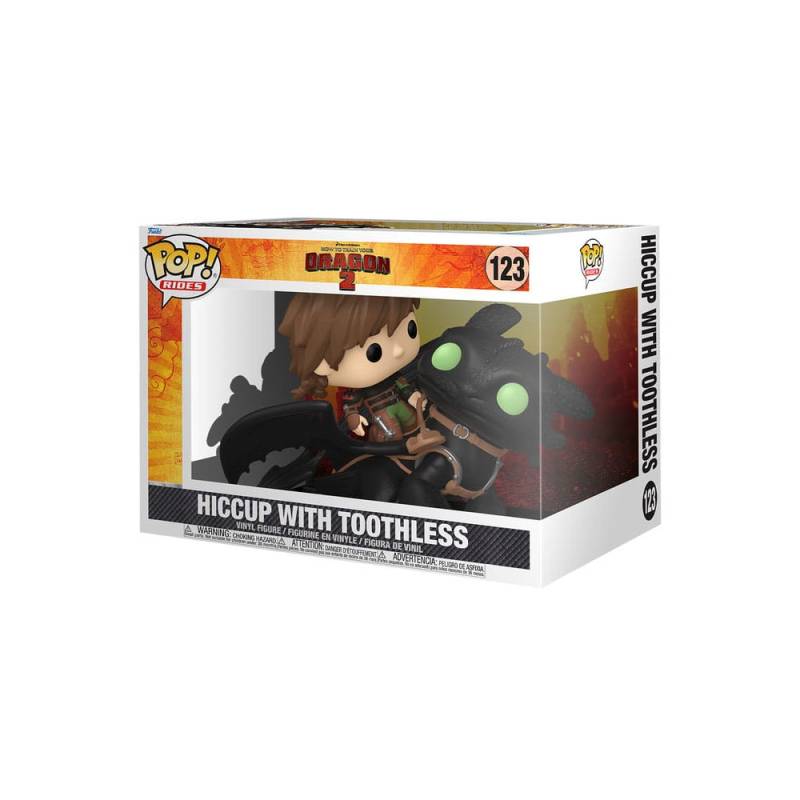 Dragons POP! Rides Deluxe Vinyl Figure Hiccup w/Toothless 9 cm