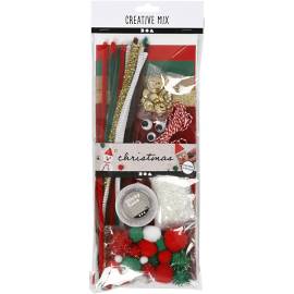 Assortment of creative materials, Christmas, 1 Pq.