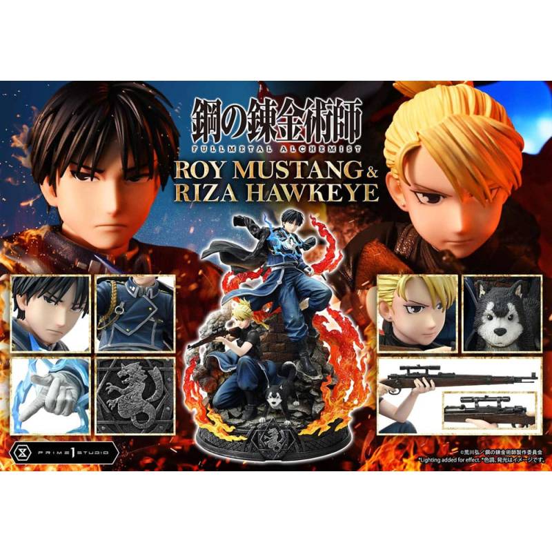 Fullmetal Alchemist Concept Masterline statuette 1/6 Roy Mustang & Riza Hawkeye Regular Version 50 cm