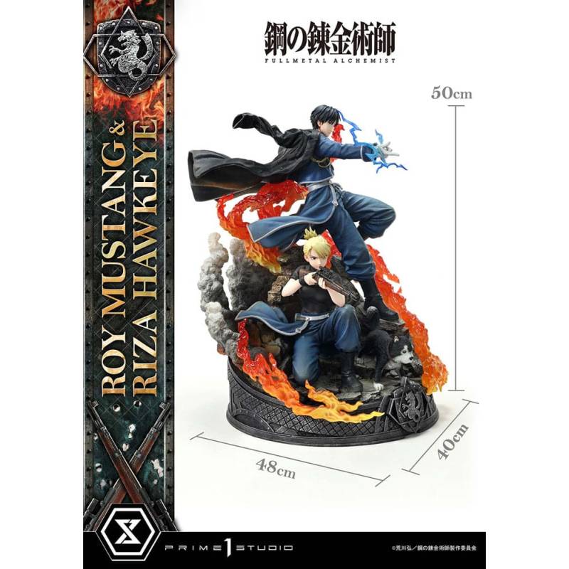 Fullmetal Alchemist Concept Masterline statuette 1/6 Roy Mustang & Riza Hawkeye Regular Version 50 cm