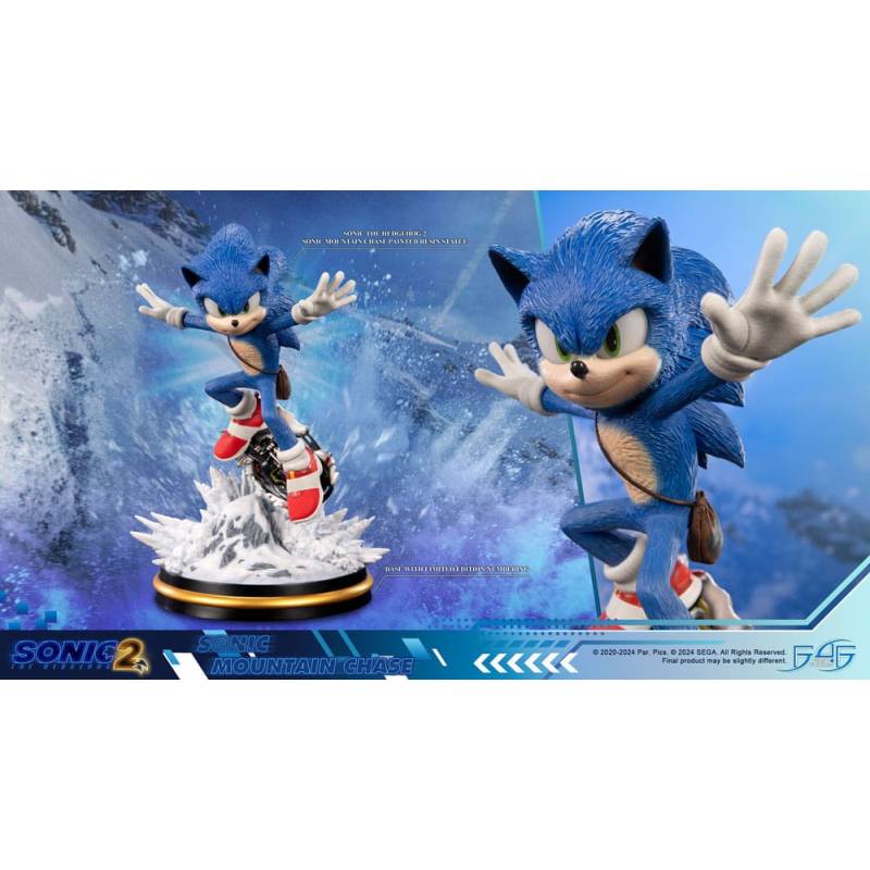 SONIC THE HEDGEHOG 2 - Sonic Mountain Chase - Statuette 34cm