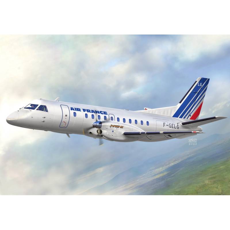 Saab 340 Air France, Tatra Air (Scale has changed from 1:250 to 1:200