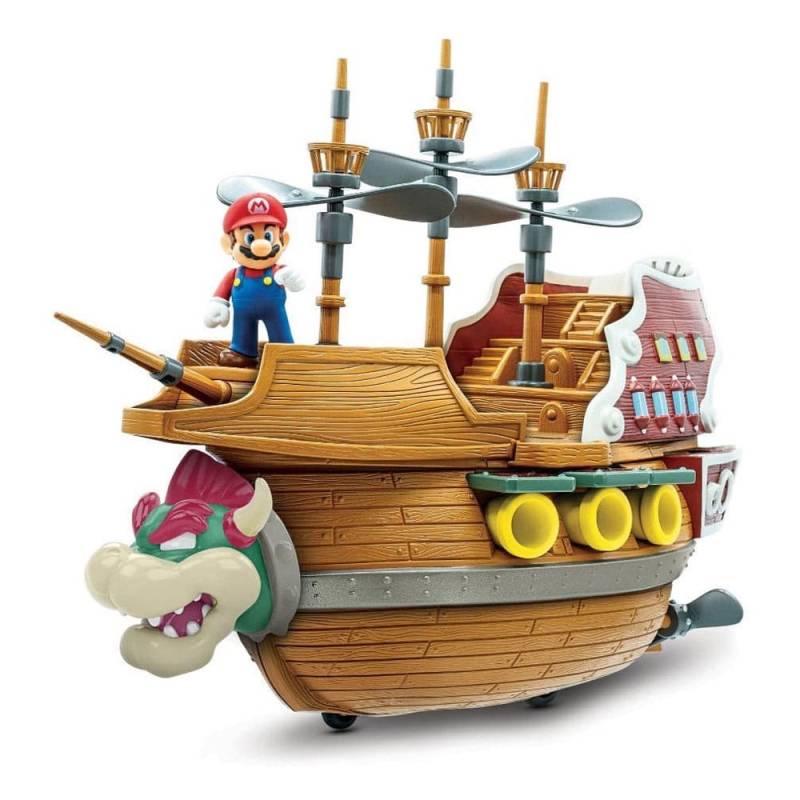 World of Nintendo Super Mario playset Bowser's Airship Deluxe