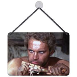 Terence Hill metal sign Terence 16.5 x 11.5 cm