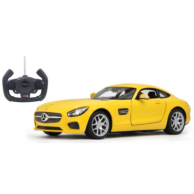 MERCEDES BENZ AMG GT 1 yellow radio controlled