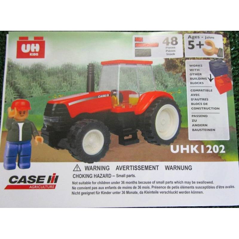 CASE IH With a building brick character (48 pieces)