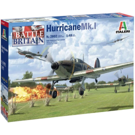 Hurricane Mk.I aircraft to assemble and paint Model kit 
