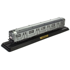 End trailer ZRABx-15101 first and second class gray stainless steel for railcar Type ZBD-5101 SNCF from the Les Autotrices des R