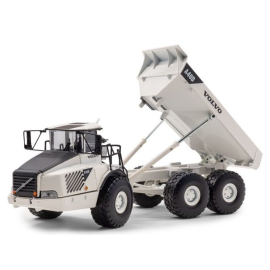 VOLVO A40D white edition dumper - Limited to 999 copies. Die-cast 