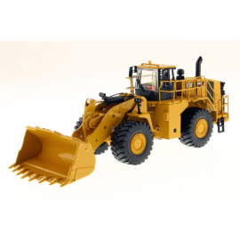 CATERPILLAR 988K wheel loader with driver and metal box Die-cast 