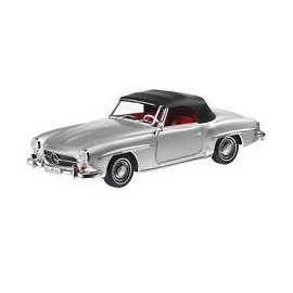 MERCEDES BENZ 190sl 1955 gray closed convertible friction model Die-cast 