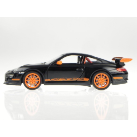 PORSCHE 911 GT3 RS Black and orange Die-cast 