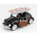 VOLKSWAGEN Beetle 1966 Black with surfboard