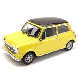 MINI Cooper 1300 yellow with black roof friction model