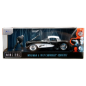 CHEVROLET Corvette with WOLFMAN Black figurine 1957