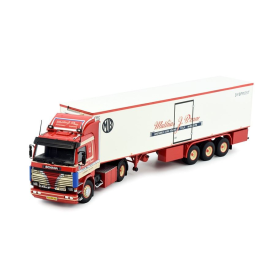 SCANIA R143 4x2 with 3-axle refrigerated trailer MATTHIAS J. BRAM Die-cast 