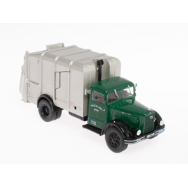 BERLIET GDR 7W 4x2 trash can for the city of Lyon Die-cast 