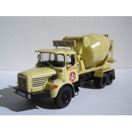 BERLIET PMH12 6x4 1969 Paris Concrete Spinning Top Die-cast 