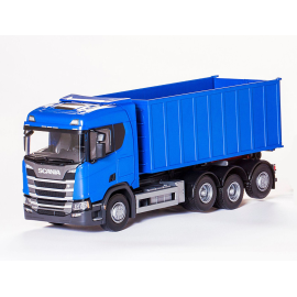 SCANIA CR 8x4 blue Die-cast 