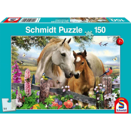 150 Piece Puzzle Mare and her foal 