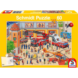 60 Piece Puzzle Children's Day at the Fire Station 