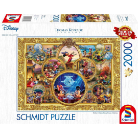 2000 piece puzzle Thomas Kinkade - Mickey and Minnie 