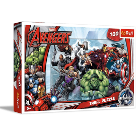 100 Piece Puzzle AVENGERS on Attack 