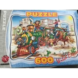 600 Piece Locomotive Puzzle - 48.5 x 33.5 cm 