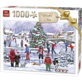 1000 Piece Puzzle Winter Fun 