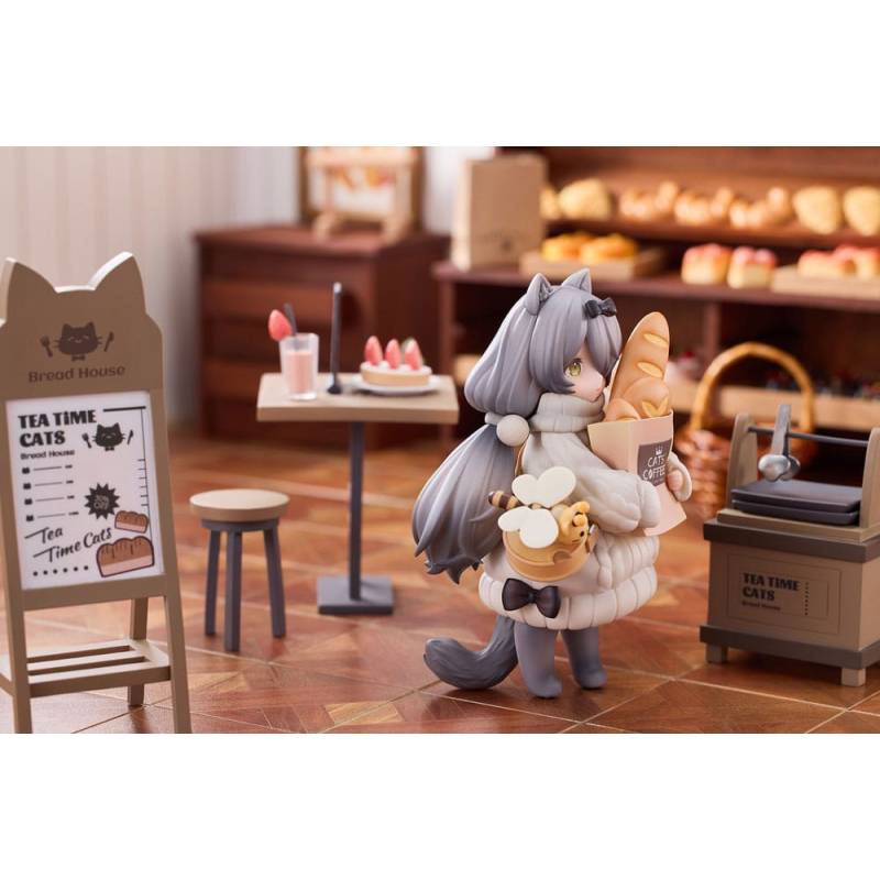 Decorated Life Collection PVC statuette Tea Time Cats - Cat Town Bakery Staff & Customer Set 12 cm