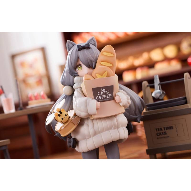 Decorated Life Collection PVC statuette Tea Time Cats - Cat Town Bakery Staff & Customer Set 12 cm