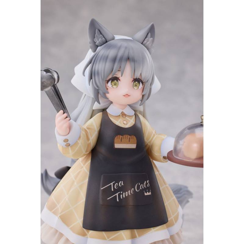 Decorated Life Collection PVC statuette Tea Time Cats - Cat Town Bakery Staff & Customer Set 12 cm