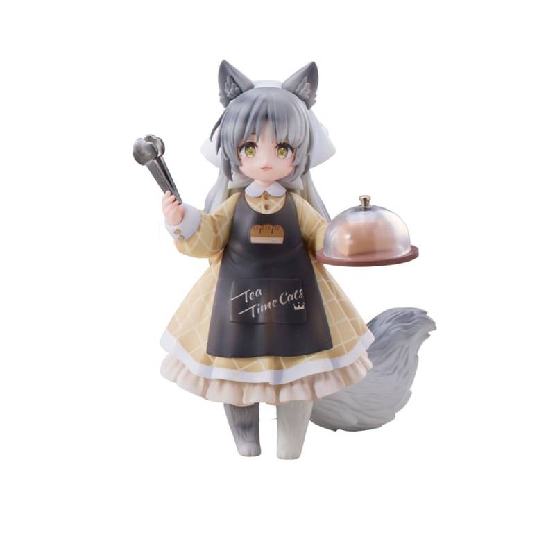 Decorated Life Collection PVC statuette Tea Time Cats - Cat Town Bakery Staff & Customer Set 12 cm