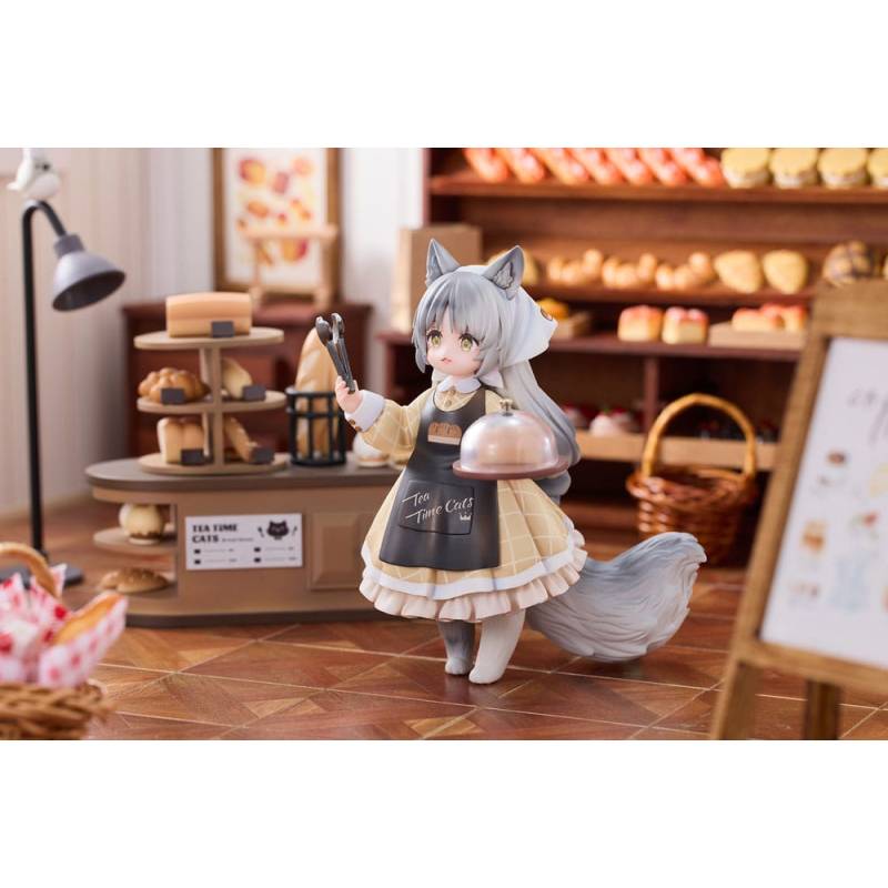 Decorated Life Collection PVC statuette Tea Time Cats - Cat Town Bakery Staff & Customer Set 12 cm