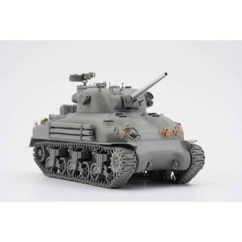 BORDER MODEL: 1/35; Sherman M4A1 Mid production with PE, metal barrel, 3D light guards and stowage Military model kit