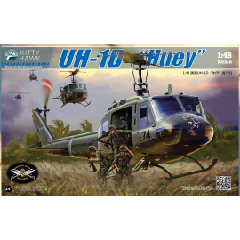 Plastic model of UH-1D HUEY helicopter 1:48