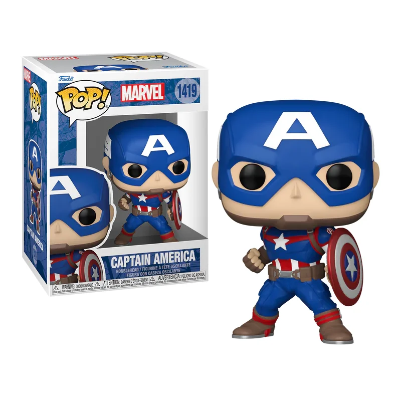 MARVEL NEW CLASSICS - POP Marvel N° 1419 - Captain America Pop figure 