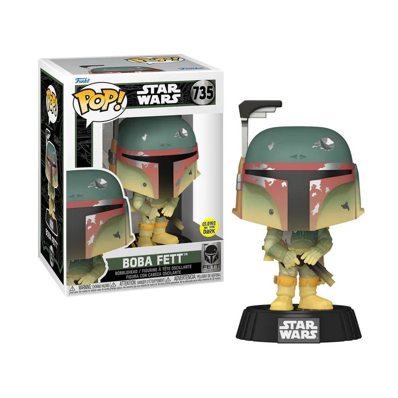 STAR WARS FETT LEGACY - POP Star Wars No. 735 - Boba Fett (GITD) Pop figure 