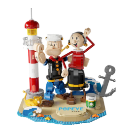 Popeye Pantasy Popeye & Olivia 33cm Building Set 