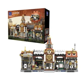 Joyside Series Pantasy Steampunk Railway Station 37cm Building Set 