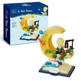 The Little Prince Pantasy Skatekart Series Starry Ride New Moon 13.4 cm Building Set 