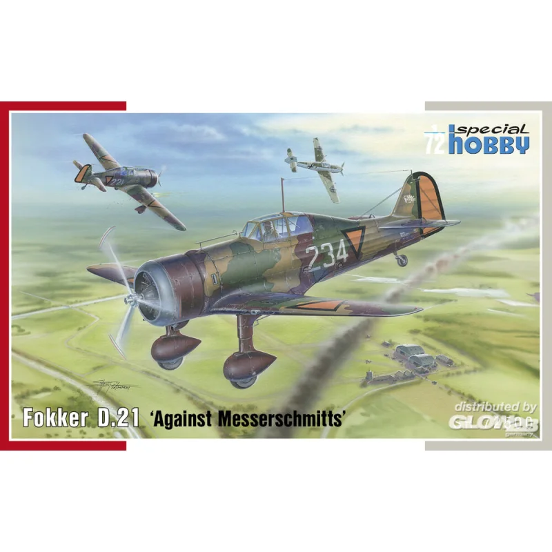 Fokker D.21 ‘Against Messerschmitts’ Model kit 