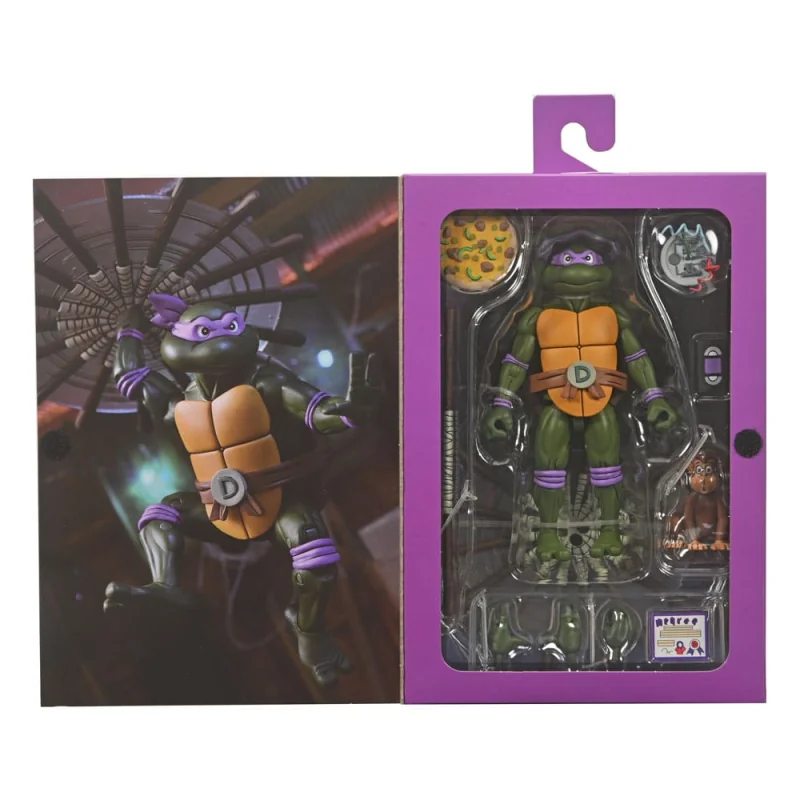 Ninja Turtles (Cartoon) Ultimate Donatello VHS Figure 18 cm