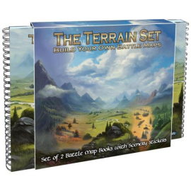 The Terrain Set Build Your Own Battle Map Kit Boardgame 