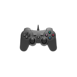 Wired Controller for PS3 and PC - 1.8m cable - Black 