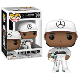 RACING - POP Racing N° 09 - Lewis Hamilton with helmet Pop figure 