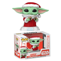 MANDALORIAN HOLIDAY - POP Star Wars N° 747 - Grogu (Santa) Pop figure 