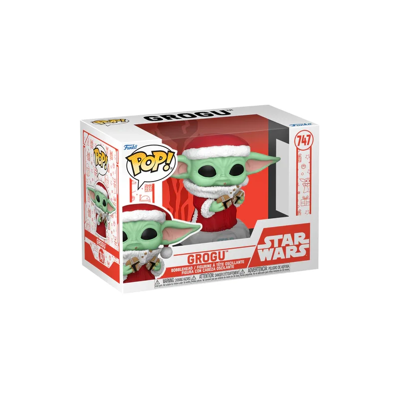 MANDALORIAN HOLIDAY - POP Star Wars N° 747 - Grogu (Santa) Pop figures